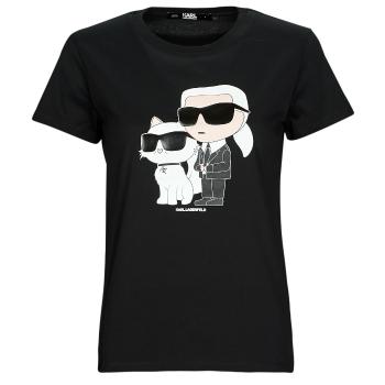 Karl Lagerfeld  IKONIK 2.0 T-SHIRT  Tričká s krátkym rukávom Čierna