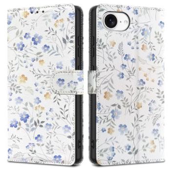 Tech-Protect Wallet knižkové puzdro na iPhone 16e, spring flowers