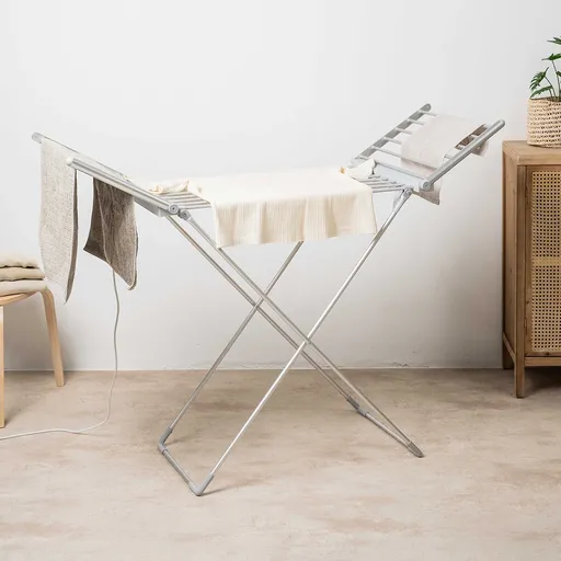 InnovaGoods Skládací elektrický sušák na prádlo s křídly, dotykovou obrazovkou, časovačem a regulací teploty Warmmat 230 W 20 ty