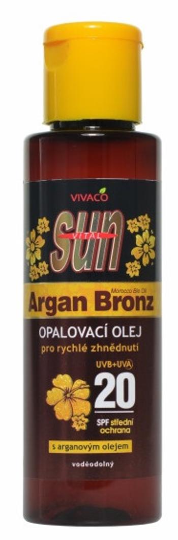 VIVACO SUN ARGAN BRONZ Olej SPF20 s arganovým olejom 100 ml