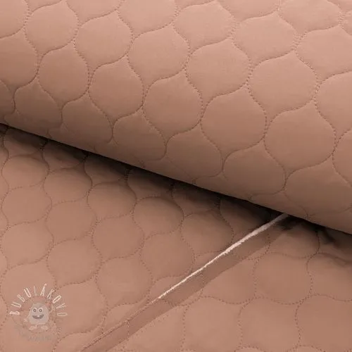 Prešívaná látka Round old rose