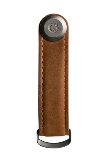 Kľúčenka Orbitkey Crazy Horse 8,5 cm hnedá farba