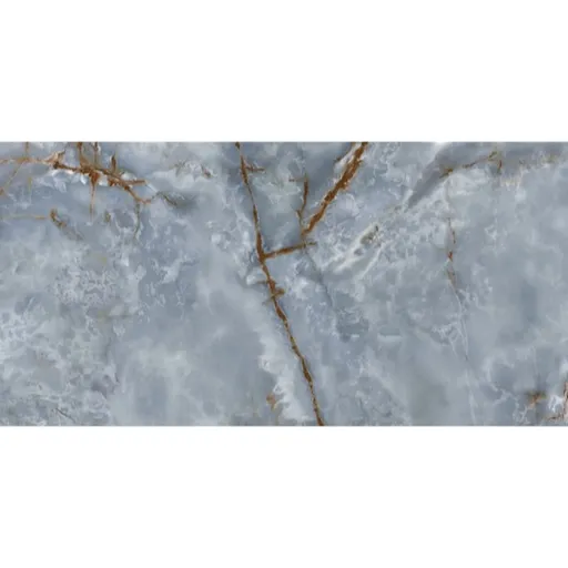 Dlažba DEL CONCA Premiere Onice Azzurro 60x120 cm lesk GCPM02S