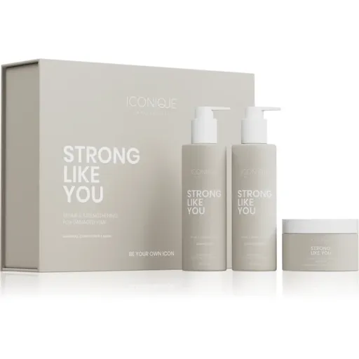 ICONIQUE Professional STRONG LIKE YOU Repair & Strengthening Set sada pre poškodené vlasy