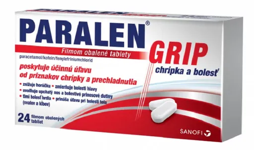 PARALEN GRIP chrípka a bolesť 24 tabliet