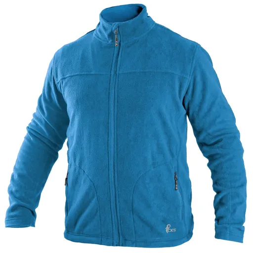 Canis (CXS) Pánska fleecová mikina GRANBY - Azúrovo modrá | 2XL