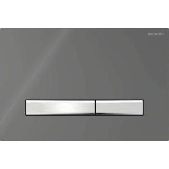 GEBERIT - Sigma50 Ovládacie tlačidlo splachovania, chróm/lávová 115.788.JK.2