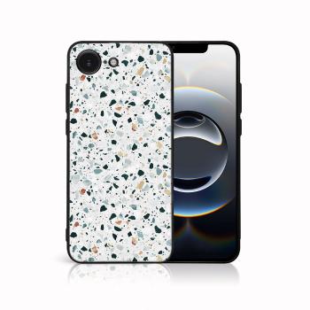 MY ART Ochranný kryt pre Apple iPhone 16e GREY TERRAZZO (163)