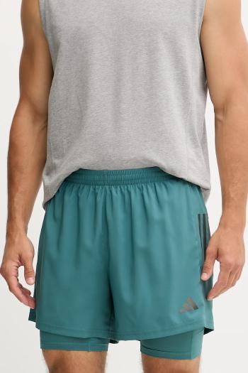 Bežecké šortky adidas Performance Own The Run zelená farba, JW9701