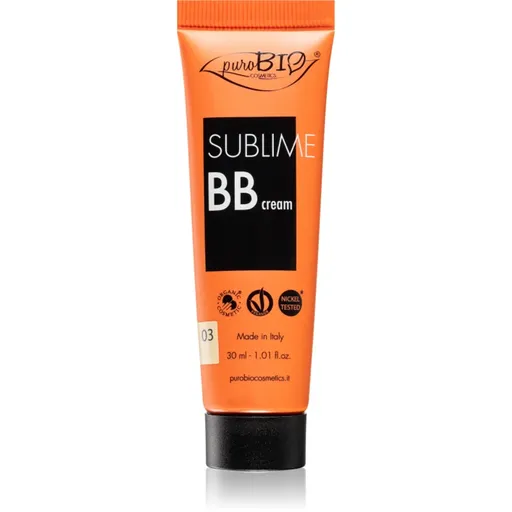 puroBIO Cosmetics Sublime hydratačný BB krém odtieň 03 30 ml