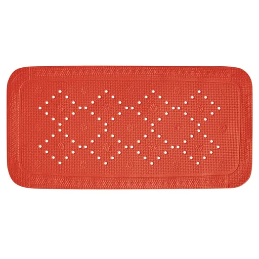 Spirella Protišmyková podložka do vane ALASKA, červená, 91 x 36 cm