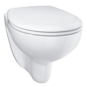 Wc so sedátkom softclose závesné GROHE Bau Ceramic alpská biela zadný odpad 39351000