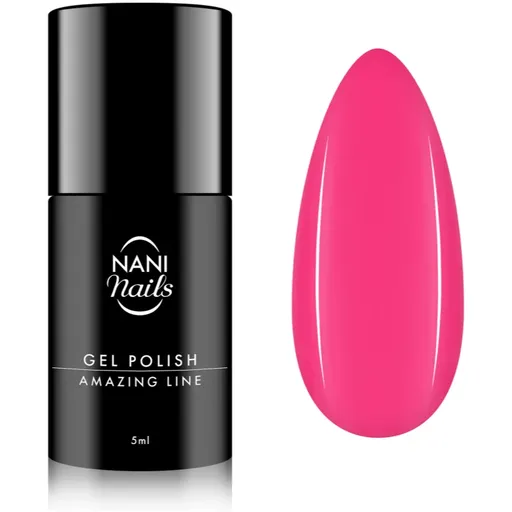NaniNails NANI Amazing Line gélový lak na nechty odtieň Shock Pink 5 ml