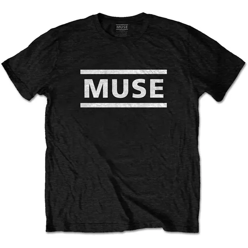 Muse tričko White Logo Čierna XXL