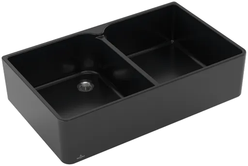 VILLEROY & BOCH VILLEROY & BOCH - Keramický drez Villeroy &amp; Boch Farmhouse 90 X, 639001R7, Pure Black 639001R7