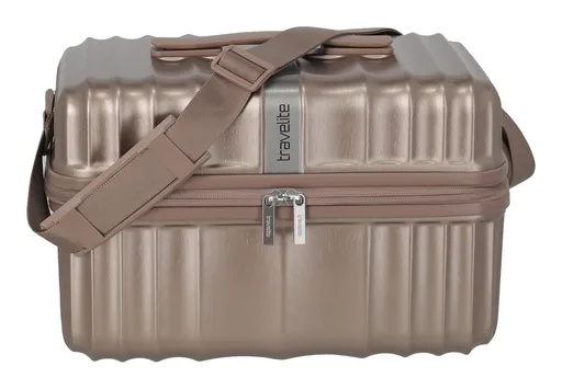 Kufrík na kozmetiku Travelite Paros Beauty Case Cappuccino