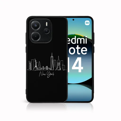 MY ART Ochranný kryt pre Xiaomi Redmi Note 14 NEW YORK (207)
