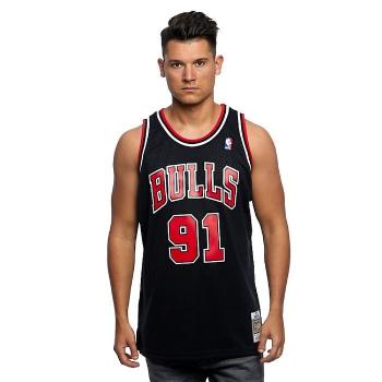 Mitchell & Ness Chicago Bulls #91 Dennis Rodman black / red Swingman Jersey - M