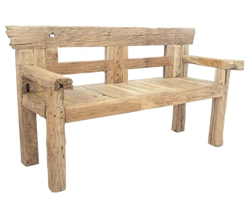 DEOKORK Teaková lavica EROZE VII