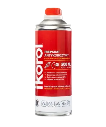 IKOROL - prípravok proti hrdzi 500 ml hnedá transparentná