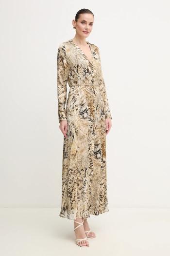 Šaty Marciano Guess GISELLE béžová farba, maxi, áčkový strih, 5GGK08 7298A