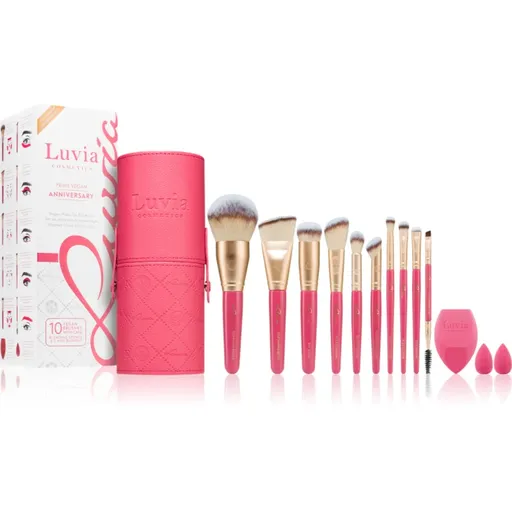 Luvia Cosmetics Prime Vegan Anniversary sada štetcov s puzdrom