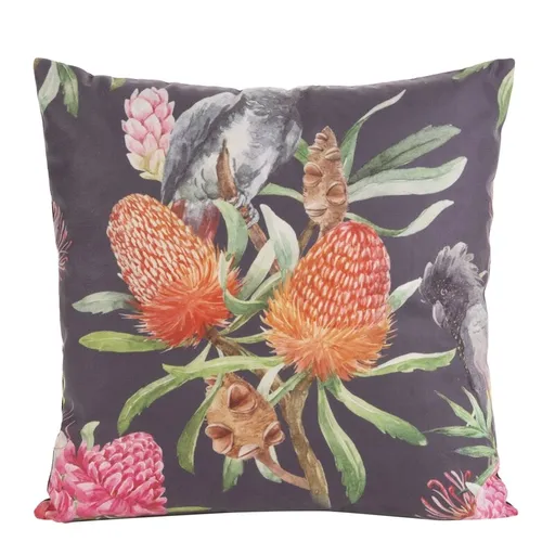 ArtFir Obliečka na vankúš MINK 20 | čierna/červená 45 x 45 cm