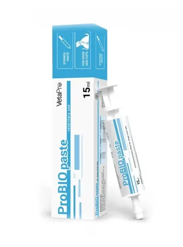 VetaPro ProBio pasta na udržanie dobrého trávenia pre psy a mačky 15ml