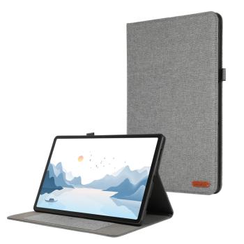FABRIC Zaklápací obal pre Lenovo Tab P12 šedý