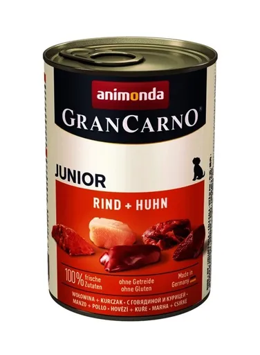 Konzerva Animonda Gran Carno Junior hovädzie a kura 400g