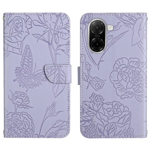 ART BLOSSOM Peňaženkový obal pre Xiaomi Redmi A5 fialový