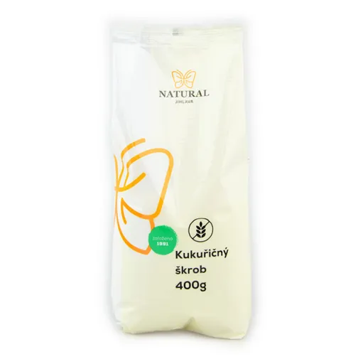 NATURAL JIHLAVA Kukuričný škrob bez lepku natural 400 g