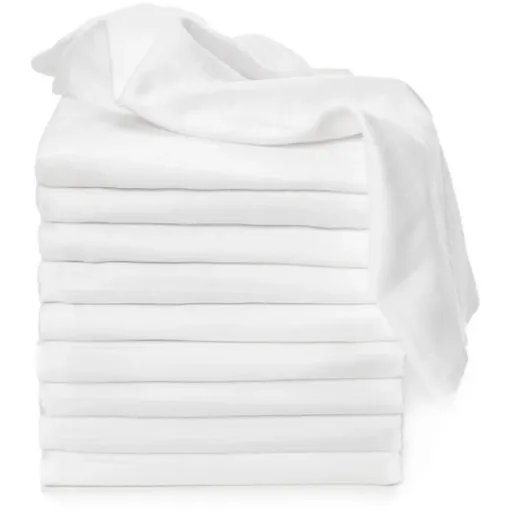T-TOMI TETRA Cloth Diapers HIGH QUALITY White látkové plienky White 70x70 cm 10 ks