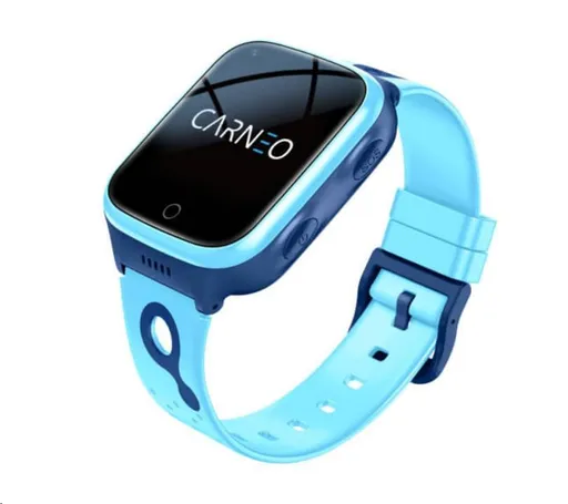 CARNEO detské GPS hodinky GuardKid+ 4G Platinum blue