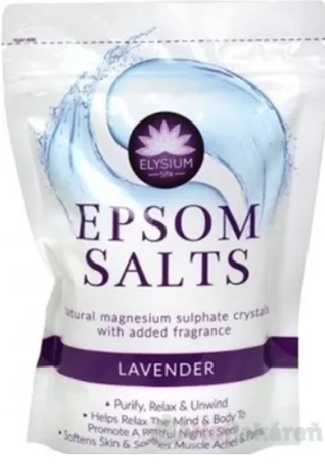 ELYSIUM SPA Prírodná magnéziová soľ s vôňou levandule 450g