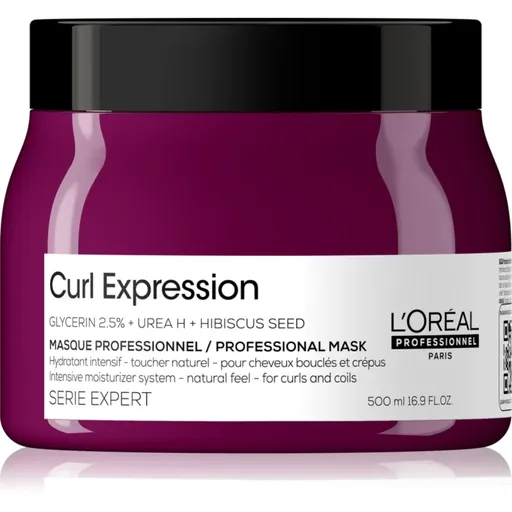 L’Oréal Professionnel Serie Expert Curl Expression intenzívna hydratačná maska pre vlnité a kučeravé vlasy 500 ml