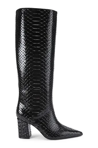 Kožené čižmy Kurt Geiger London Regent Point Knee Boot