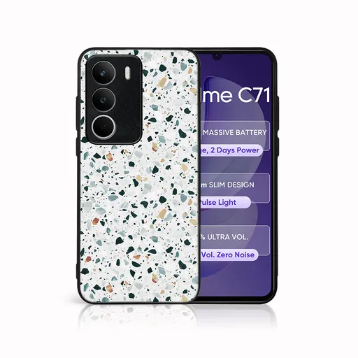 MY ART Ochranný kryt pre Realme C71 GREY TERRAZZO (163)