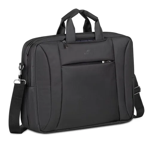 Pánska taška na notebook Riva Case Central 8290 Black charcoal