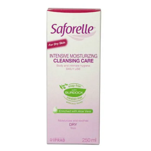 SAFORELLE hydratačný čistiaci gél s lopúchom 250 ml