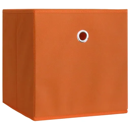 VCM Skládací úložná krabice Boxas, 2 ks, oranžová
