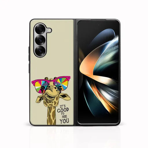MY ART Ochranný kryt pre Samsung Galaxy Z Fold6 5G GIRAFFE (180)