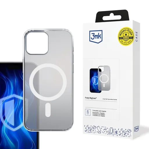 3mk ochranný kryt Frosty MagCase White pre Apple iPhone 13