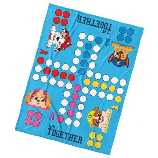 Carbotex Detská deka Labková Patrola Človeče Nehnevaj Se, 130 x 170 cm