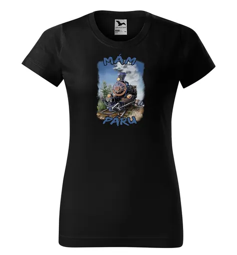 Tričko Mám páru (Veľkosť: 2XL, Typ: pre ženy, Farba tričká: Čierna)