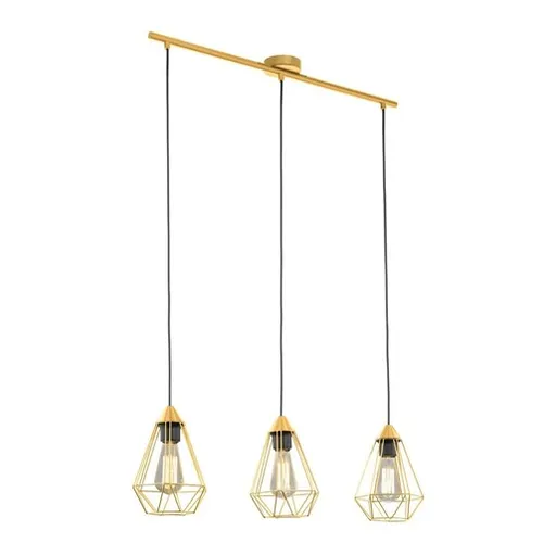 Závesné osvetlenie Eglo TARBES mosadz 43682