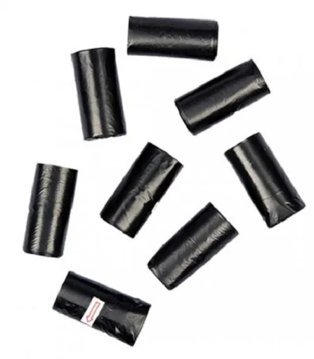 DUVO+ sáčky na zber psích výkalov čierne 16x20ks