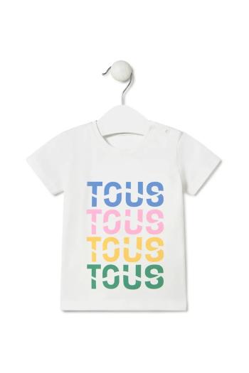 Detské tričko Tous Logo biela farba, s potlačou, Logo.2202