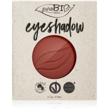 puroBIO Cosmetics Compact Eyeshadows očné tiene náhradná náplň odtieň 13 Marsala 2,5 g