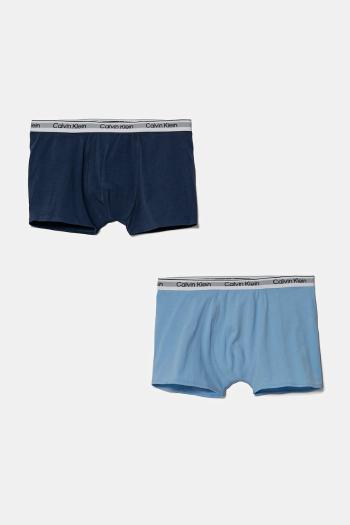Detské boxerky Calvin Klein Underwear 2-pak tmavomodrá farba, B70B700506